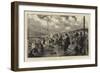 The French Seaside, on the Sands at Trouville-Adrien Emmanuel Marie-Framed Giclee Print