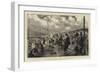 The French Seaside, on the Sands at Trouville-Adrien Emmanuel Marie-Framed Giclee Print