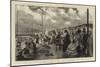 The French Seaside, on the Sands at Trouville-Adrien Emmanuel Marie-Mounted Giclee Print