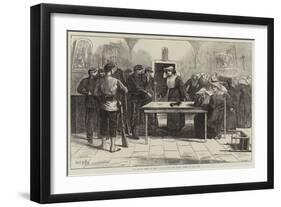 The French Siege of Paris, a Call Upon the Little Isters of the Poor-Matthew White Ridley-Framed Giclee Print