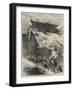 The French Siege of Paris, Armour-Plated Locomotive Battery-null-Framed Giclee Print