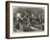 The French Siege of Paris, Interior of the Gun-Boat La Commune-null-Framed Giclee Print