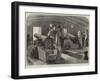 The French Siege of Paris, Interior of the Gun-Boat La Commune-null-Framed Giclee Print