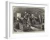 The French Siege of Paris, Interior of the Gun-Boat La Commune-null-Framed Giclee Print