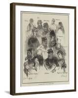 The French Siege of Paris, Military Types-Felix Regamey-Framed Giclee Print