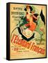 "The French Standard," Poster Advertising the Atelier De Constructions Mecaniques-Jules Chéret-Framed Stretched Canvas