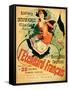 "The French Standard," Poster Advertising the Atelier De Constructions Mecaniques-Jules Chéret-Framed Stretched Canvas