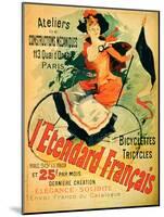 "The French Standard," Poster Advertising the Atelier De Constructions Mecaniques-Jules Chéret-Mounted Giclee Print