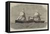 The French Transatlantic Company's Steam-Packet Washington-Edwin Weedon-Framed Stretched Canvas