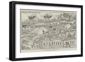 The French War in Tonquin, the Battle of Bacninh-null-Framed Giclee Print