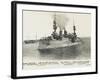 The French Warship Jaureguiberry - Dardanelles-null-Framed Photographic Print