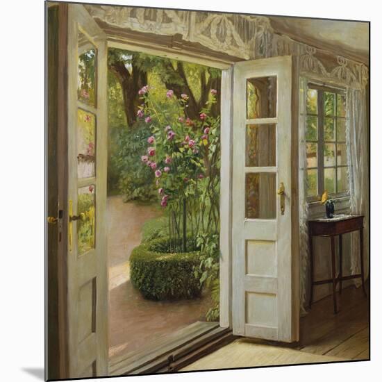 The French Windows-John Leopold Lubschitz-Mounted Giclee Print