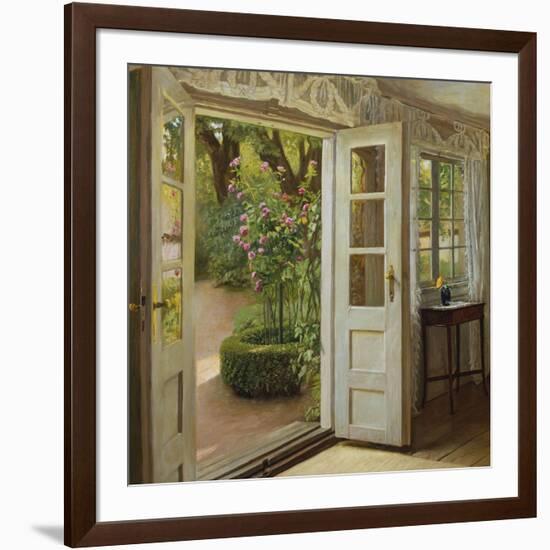 The French Windows-John Leopold Lubschitz-Framed Giclee Print