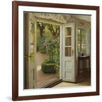 The French Windows-John Leopold Lubschitz-Framed Giclee Print