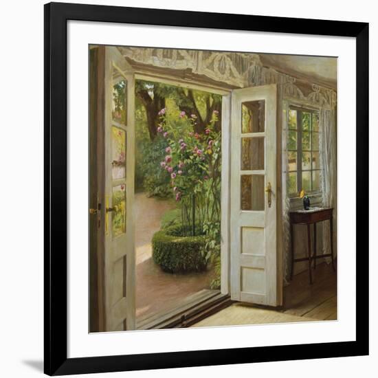 The French Windows-John Leopold Lubschitz-Framed Giclee Print