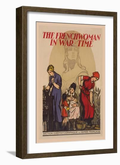 The French Woman in War-Time-G Capon-Framed Art Print