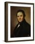 The French Writer Henri Beyle, also known as Stendhal, 1840-Johan Olaf Sodermark-Framed Art Print