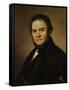 The French Writer Henri Beyle, also known as Stendhal, 1840-Johan Olaf Sodermark-Framed Stretched Canvas