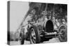 The French Writer Paul Morand (1888-1976) at the Foot of the Eiffel Tower in 1929-null-Stretched Canvas