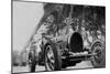 The French Writer Paul Morand (1888-1976) at the Foot of the Eiffel Tower in 1929-null-Mounted Photo