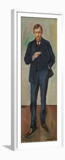 The Frenchman, Marcel Archinard, C.1904 (Oil on Canvas)-Edvard Munch-Framed Premium Giclee Print