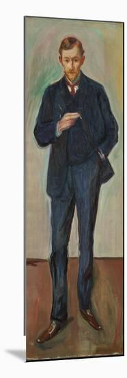 The Frenchman, Marcel Archinard, C.1904 (Oil on Canvas)-Edvard Munch-Mounted Premium Giclee Print