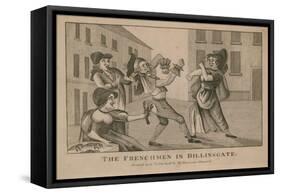 The Frenchmen in Billingsgate-null-Framed Stretched Canvas