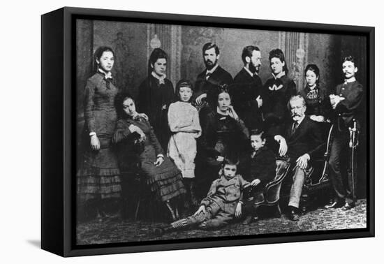 The Freud Family, C.1876-Austrian Photographer-Framed Stretched Canvas