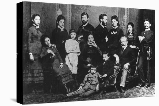 The Freud Family, C.1876-Austrian Photographer-Stretched Canvas