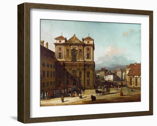 The Freyung Iin Vienna, from the Northwest, Between 1758 and 1761-Bernardo Bellotto-Framed Giclee Print