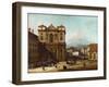 The Freyung Iin Vienna, from the Northwest, Between 1758 and 1761-Bernardo Bellotto-Framed Giclee Print