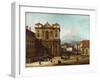 The Freyung Iin Vienna, from the Northwest, Between 1758 and 1761-Bernardo Bellotto-Framed Giclee Print