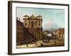 The Freyung Iin Vienna, from the Northwest, Between 1758 and 1761-Bernardo Bellotto-Framed Giclee Print