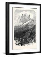 The Friar's Head in the Organ Mountains Near Theresopolis Rio De Janeiro Brazil 1869-null-Framed Giclee Print