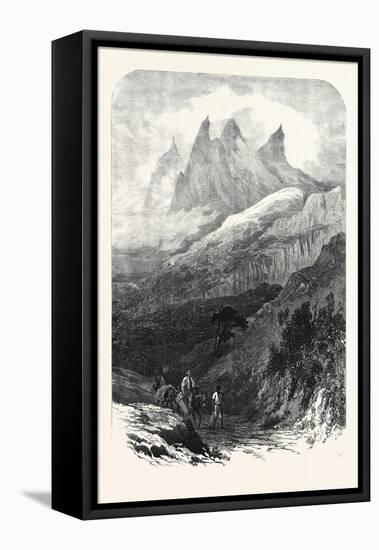 The Friar's Head in the Organ Mountains Near Theresopolis Rio De Janeiro Brazil 1869-null-Framed Stretched Canvas