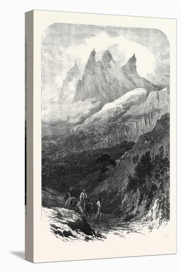 The Friar's Head in the Organ Mountains Near Theresopolis Rio De Janeiro Brazil 1869-null-Stretched Canvas