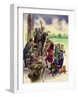 The Friars Come to Britain-Peter Jackson-Framed Giclee Print