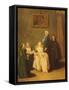The Friars Visit-Pietro Longhi-Framed Stretched Canvas