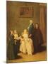 The Friars Visit-Pietro Longhi-Mounted Giclee Print