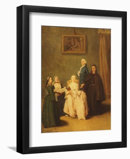 The Friars Visit-Pietro Longhi-Framed Giclee Print