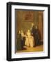 The Friars Visit-Pietro Longhi-Framed Giclee Print