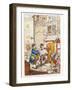 The Friends of the People and His Petty-New-Tax-Gatherer, Paying John Bull a Visit-null-Framed Giclee Print