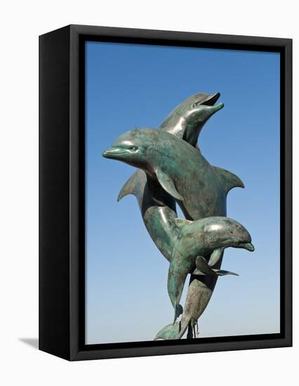 The Friendship Fountain Sculpture on the Malecon, Puerto Vallarta, Jalisco, Mexico, North America-Michael DeFreitas-Framed Stretched Canvas