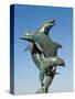 The Friendship Fountain Sculpture on the Malecon, Puerto Vallarta, Jalisco, Mexico, North America-Michael DeFreitas-Stretched Canvas