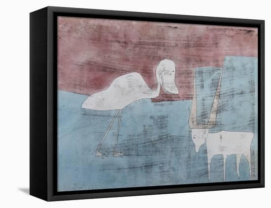 The Friendship; Tier Freundschaft-Paul Klee-Framed Stretched Canvas