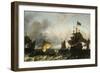 The Frigate Princes Maria, Flying the Standard of Prince William of Orange, Near Amsterdam-Ludolf Bakhuizen-Framed Giclee Print