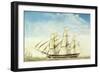 The Frigate Uss Essex-Joseph Howard-Framed Giclee Print