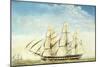 The Frigate Uss Essex-Joseph Howard-Mounted Giclee Print