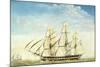 The Frigate Uss Essex-Joseph Howard-Mounted Giclee Print