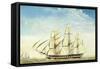 The Frigate Uss Essex-Joseph Howard-Framed Stretched Canvas